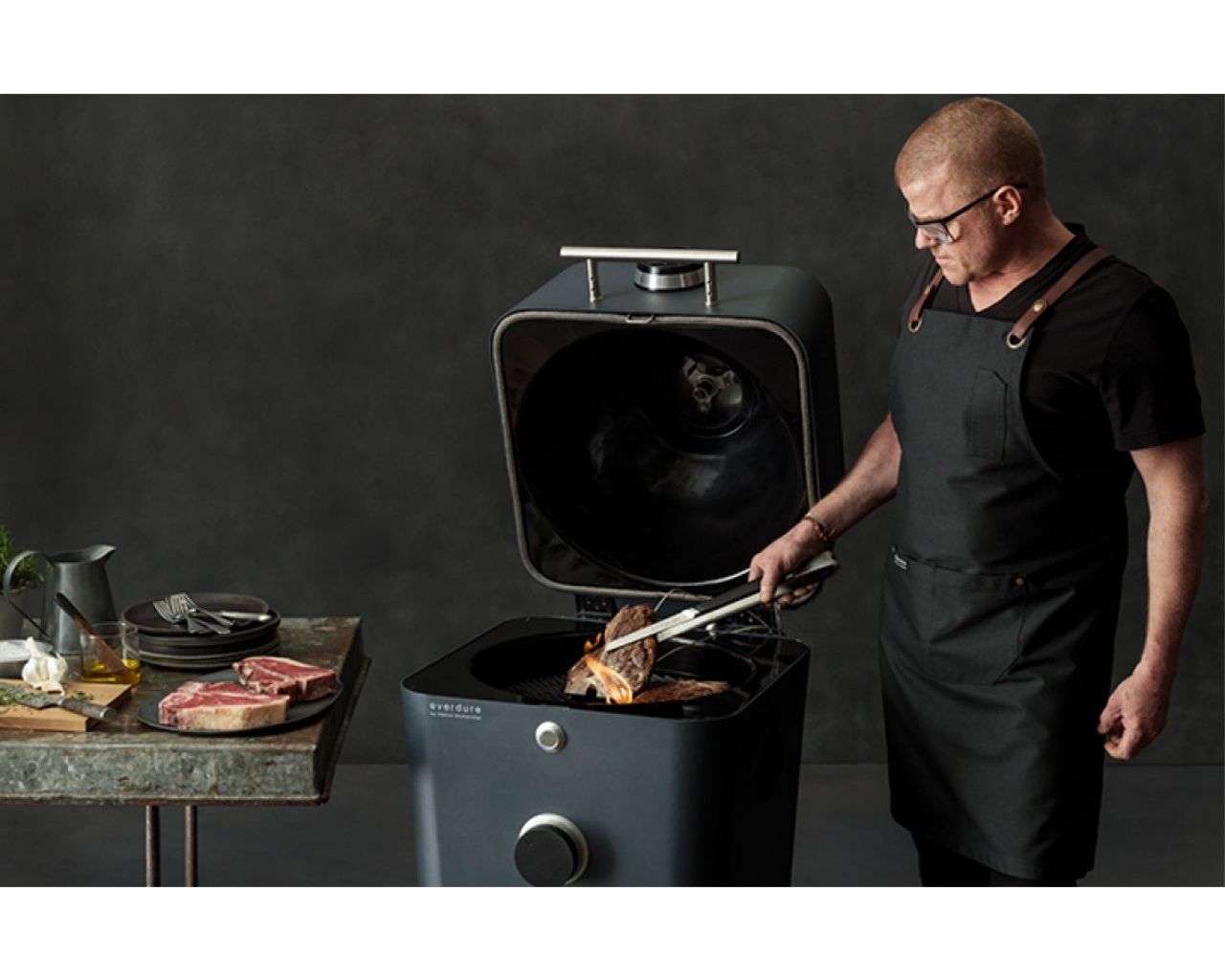 Everdure by Heston Blumenthal 4K Electric Ignition Charcoal Outdoor Oven, , hi-res image number null