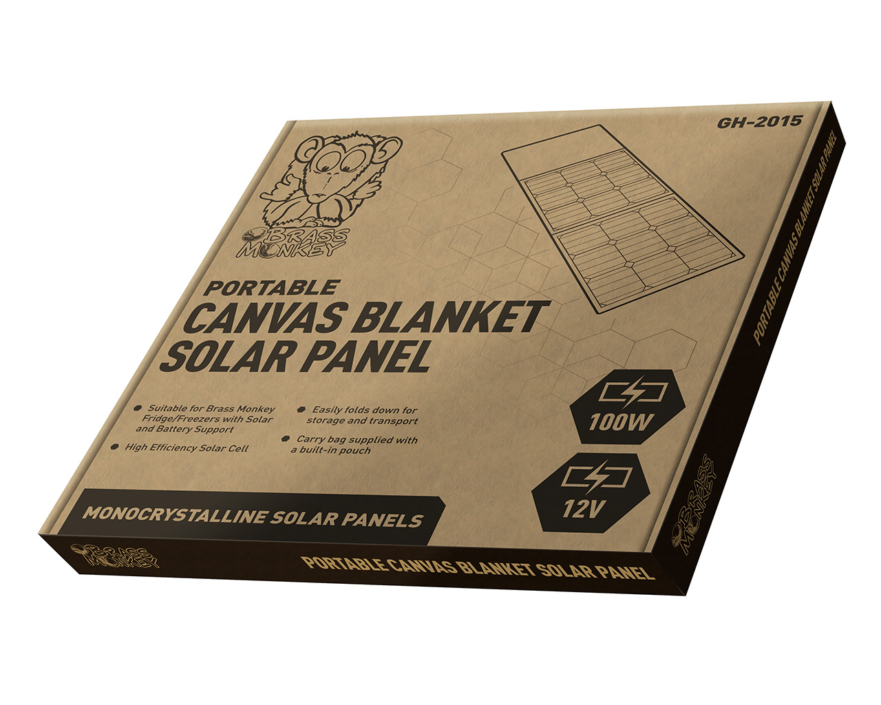 Brass Monkey Solar Canvas Blanket 100W, , hi-res image number null
