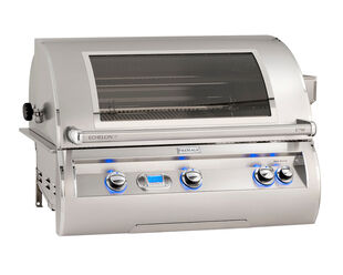 Fire Magic Grills Echelon E790i 3 Burner Built-In BBQ (H Shaped Burners) With Digital Thermometer And Magic Window