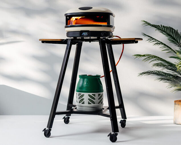 Gozney Arc Essentials Bundle Portable Pizza Oven with Stand and Pizza Peel - Off Black, Off Black, hi-res