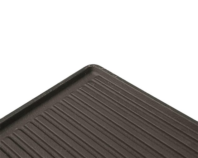Reversible Cast Iron Hotplate - 320 x 485mm (13"), , hi-res