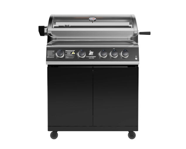 Beefmaster Deluxe T-Series 4 Burner BBQ on Classic Cart Roll In, , hi-res image number null