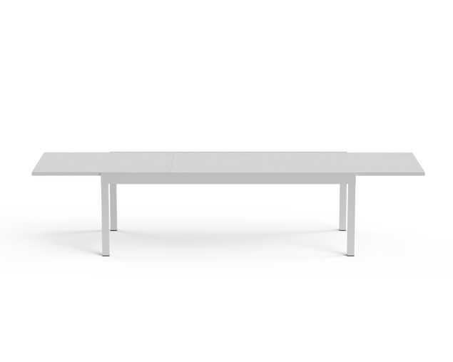 Sinta Extension Dining Table 240cm - White, White, hi-res