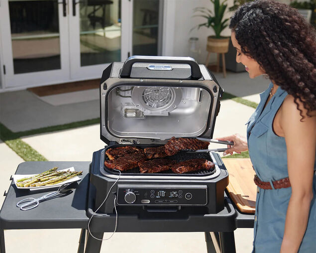 Ninja Woodfire Pro XL Outdoor Electric BBQ Grill & Smoker, , hi-res