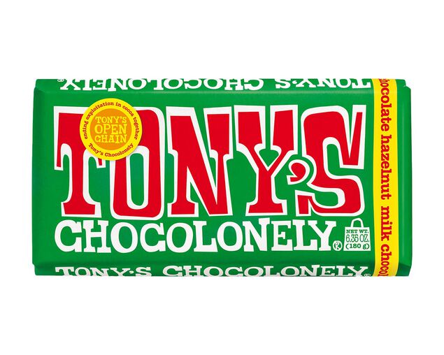 Tony'S Chocolonely Milk Hazelnut 180G, , hi-res image number null