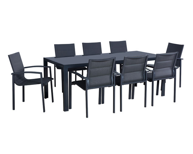 Malmo 9 Piece Mixer Dining Setting, , hi-res image number null