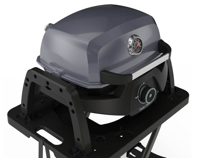 Ziggy Elite Nomad Single Burner Flame Failure BBQ plus Cart Bundle - Gunmetal Grey, , hi-res
