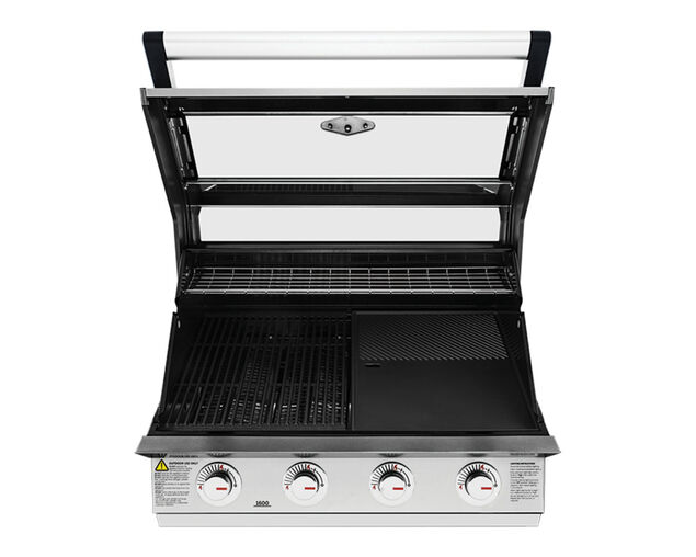 BeefEater 1600 Series 4 Burner Stainless Steel Build In BBQ, , hi-res