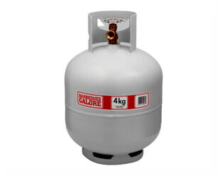 Empty 4kg LPG Gas Cylinder Bottle with LCC-27 Safety Protection