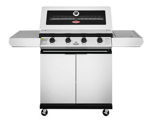 BeefEater 1200 Series - 4 Burner Stainless Steel BBQ With Side Burner