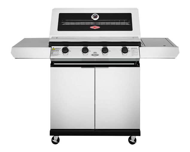 BeefEater 1200 Series - 4 Burner Stainless Steel BBQ With Side Burner, , hi-res image number null