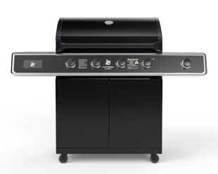 Beefmaster Classic 4 Burner On Classic Cart With Cast Iron Side Burner