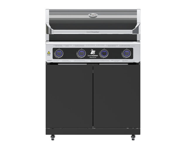 Premium Beefmaster 4 Burner BBQ on Classic Cart, , hi-res