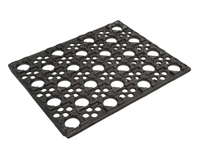 Vitreous Enamel Cast Iron Rock Tray Holder 25 Piece - 400 x 450mm, , hi-res