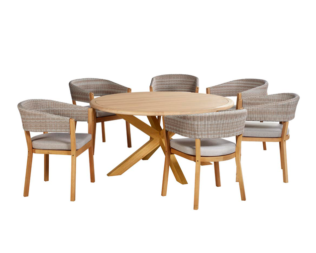 Alps 6 hotsell seater dining set