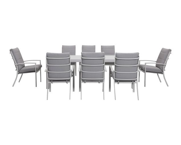 Jette 8 Seater Dining Setting Bundle - Bone, Bone, hi-res