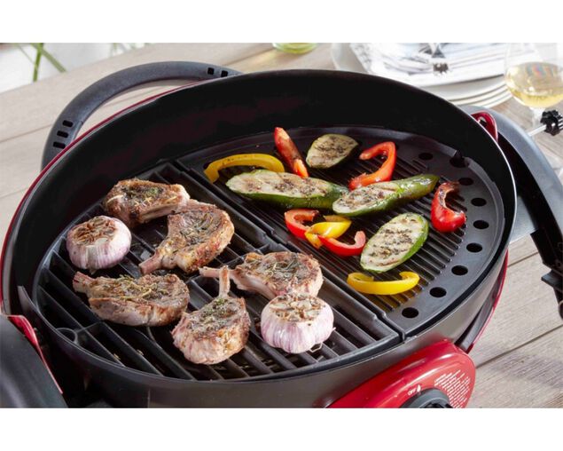 ziegler & brown portable grill half grill