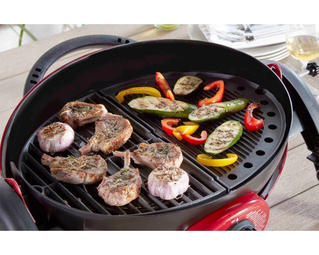 Ziegler & Brown Portable Grill Reversible Half Hotplate (Suits Single Burner), , hi-res