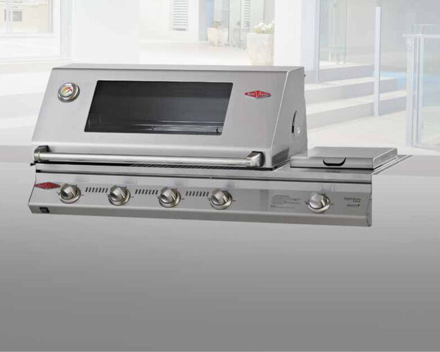 BeefEater Signature SL4000 4 Burner Build In BBQ With Side Burner, , hi-res