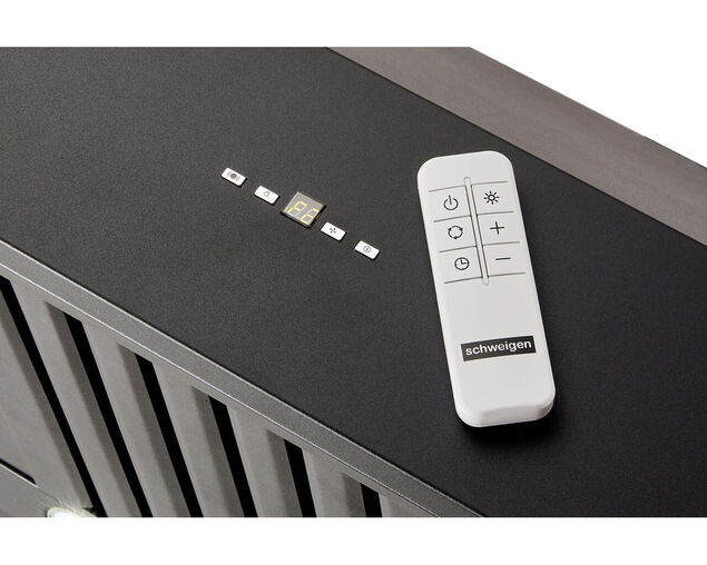 Schweigen Black BBQ Alfresco Rangehood 1200mm (Non Silent) 3000M³/hr Twin Motors, , hi-res