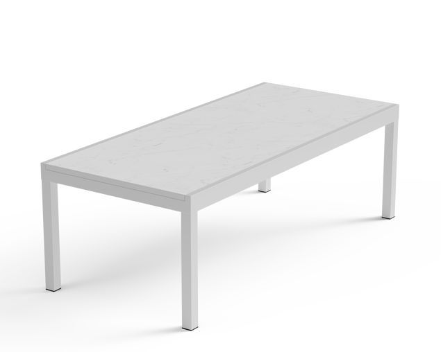 Sinta Extension Dining Table 240cm - White, White, hi-res image number null