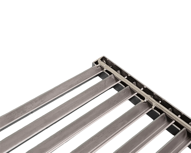Turbo Stainless Steel Sharktooth Cooking Grill - 200 x 485mm, , hi-res