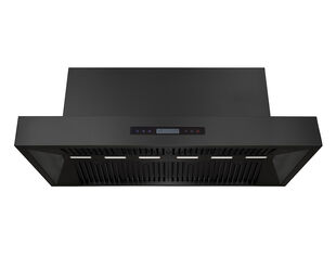 Excelsior Black Wall Mounted BBQ Rangehood - 1480 x 800mm