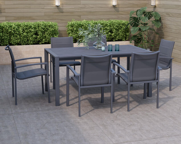 Boston-Eden 7 Piece Dining Setting, , hi-res