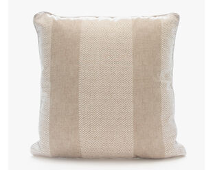 Madras Link Isla Stripe Natural Outdoor Cushion - 50x50cm