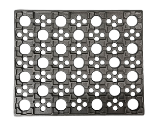 Vitreous Enamel Cast Iron Rock Tray Holder 25 Piece - 400 x 450mm