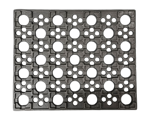 Vitreous Enamel Cast Iron Rock Tray Holder 25 Piece - 400 x 450mm, , hi-res image number null