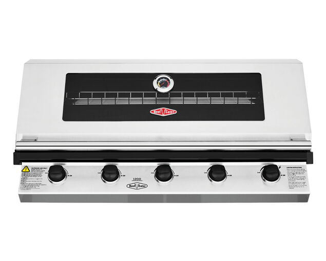 BeefEater 1200 Series 5 Burner Build In BBQ, , hi-res image number null