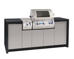 Fire Magic Grills Island System to suit A660i & E660i with Side Burner ( BBQ and Side Burner Sold Separately)