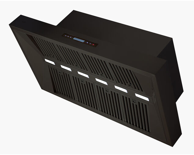 Excelsior Black Wall Mounted BBQ Rangehood - 1480 x 800mm, , hi-res