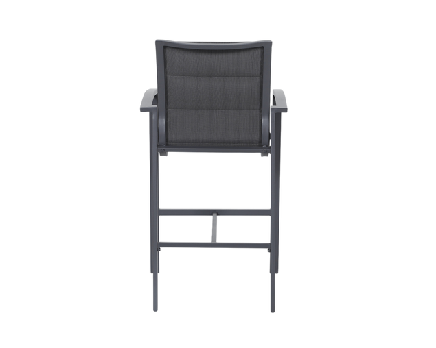 Boston-Jette 4 Seater Bar Dining Setting Bundle - Gunmetal Grey, Gunmetal Grey, hi-res