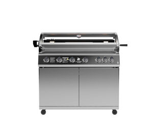 Deluxe Beefmaster T-Series 6 Burner BBQ on Deluxe Cart Roll In