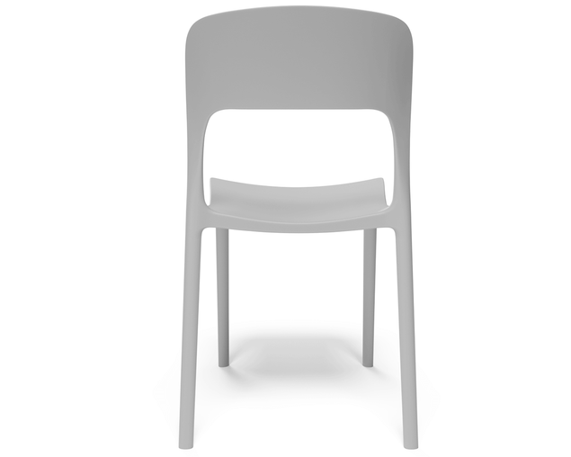 Riley Dining Chair - White, White, hi-res