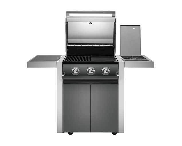 BeefEater 1700 Series - 3 Burner BBQ With Side Burner, , hi-res