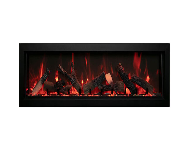 Amantii Smart 60" Electric Deep Built-in only comes with optional black steel surround, , hi-res