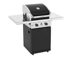 Beefmaster Classic 2 Burner BBQ on Classic Cart with Folding Shelves