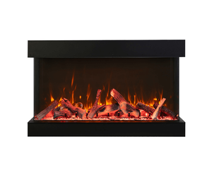 Amantii Smart 40" unit - 14 1/4" in depth 3 sided glass fireplace