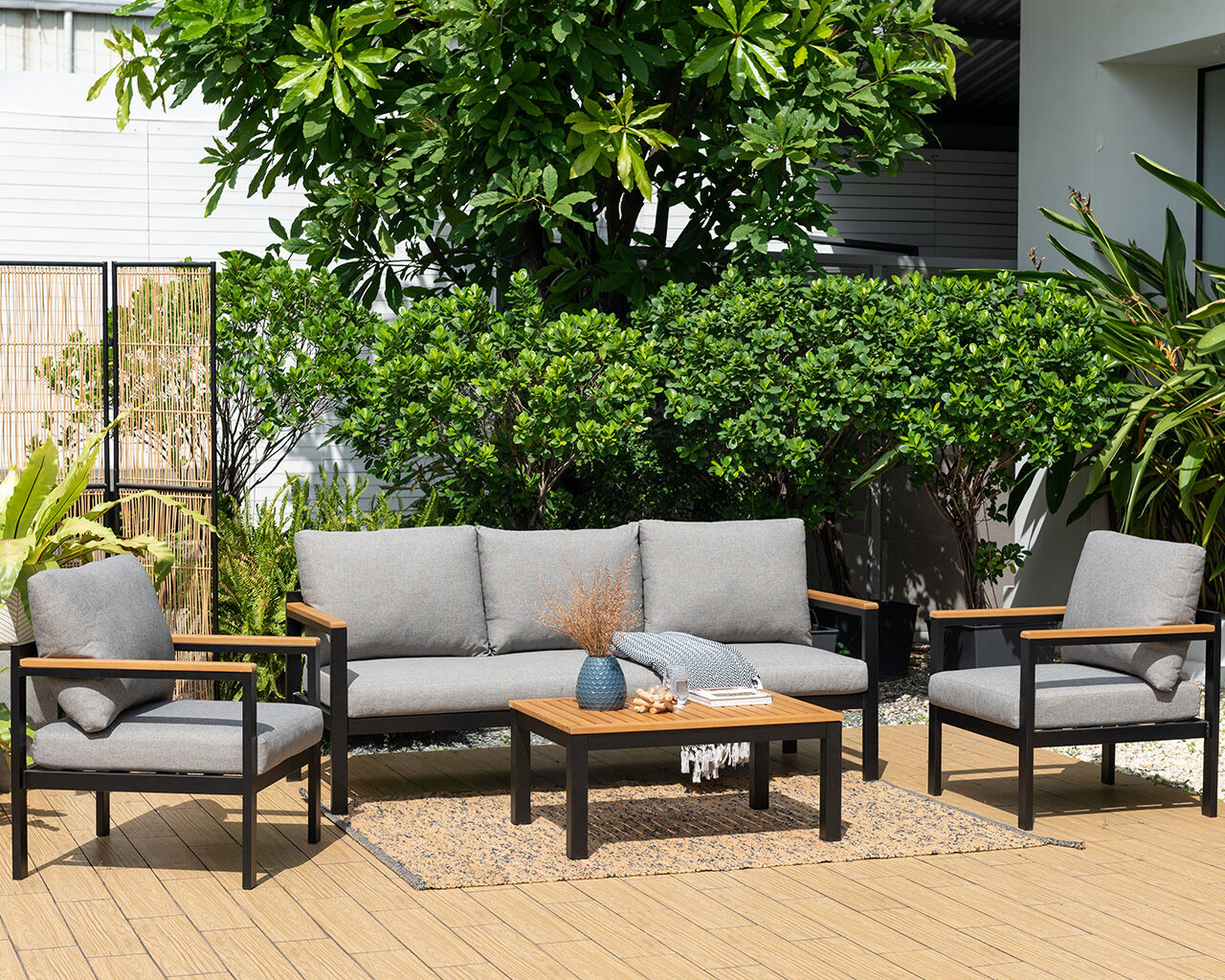 Bbq galore store outdoor lounge