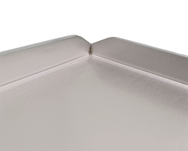 Stainless Steel Hotplate with Handles - 392 x 485mm (15"), , hi-res