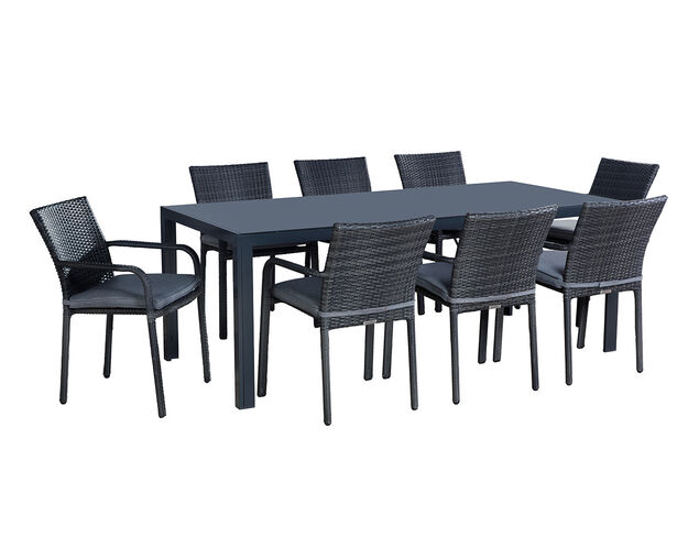 Malmo 9 Piece Mixer Dining Setting, , hi-res