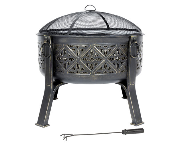 Moresque Moroccan 73cm Firepit with Grill, , hi-res image number null