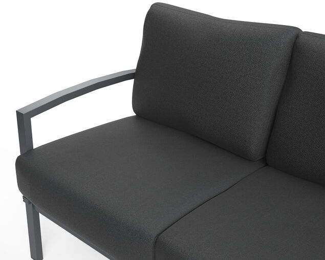 Jette 4 Piece Outdoor Lounge Setting with 1 Two-Seat Lounge, 2 Single-Seat Lounges, and 1 Coffee Table, , hi-res