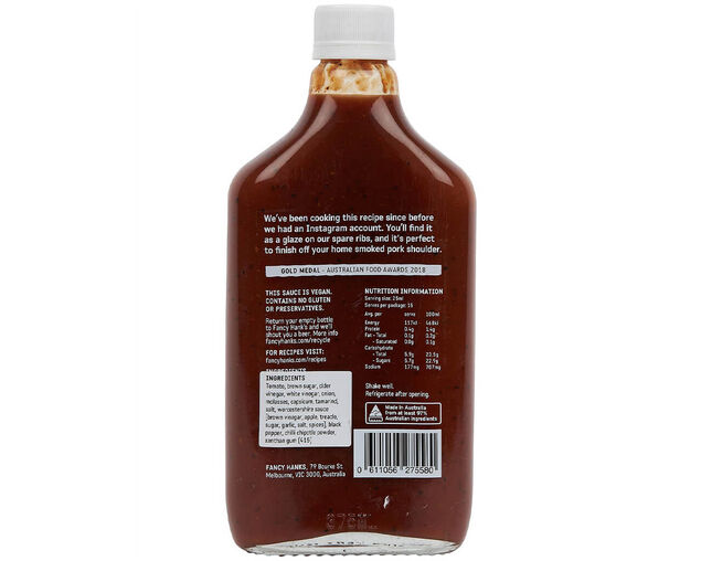 Fancy Hanks Original BBQ Sauce 375ml, , hi-res