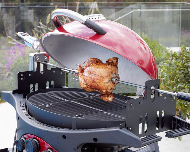 Ziggy Rotisserie suits Twin & Triple Ziggy Classic BBQ (Motor sold separately), , hi-res