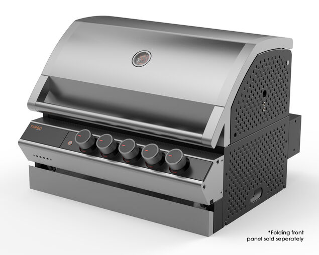 Ziegler & Brown Turbo Elite 5 Burner Build In BBQ (T Series) (Build-In with Brackets), , hi-res