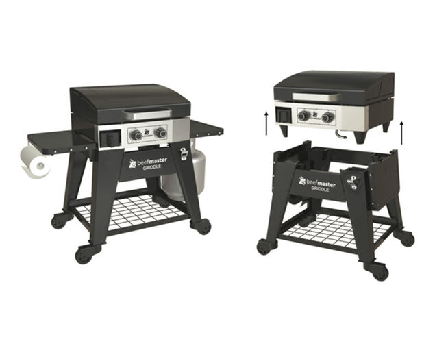 Beefmaster Griddle 2 Burner Flat Top BBQ, , hi-res